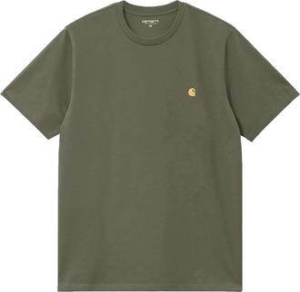 Carhartt Work in Progress S/S Chase T-Shirt - Heren - T-shirts - Groen - L - Tops