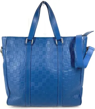 Louis Vuitton Damier Infini Blue Damier Infini Shoulder Bag Tote Bag (Pre-Owned)