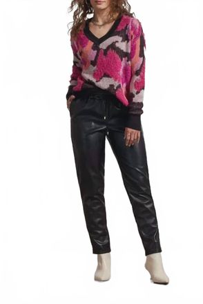 Tribal Drawcord And Pockets Jogger Pants In Black