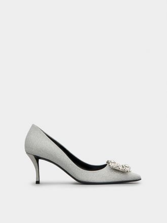 Roger Vivier Efflorescence Pumps in glitter