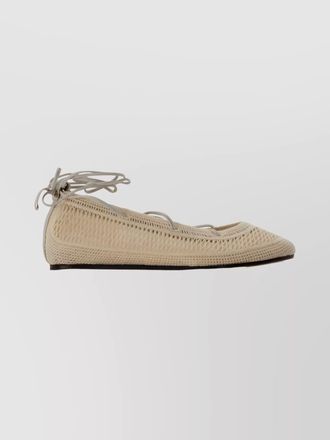 Isabel Marant belna ballerina shoes cotton lace-up