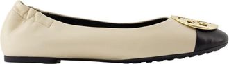 Tory Burch Claire Cap-Toe Ballerinas