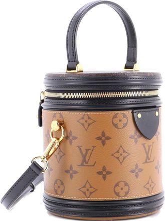 Louis Vuitton Cannes Handbag Reverse Monogram Canvas satchel - Marrone