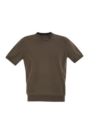 Tagliatore Basic Short-Sleeved Cotton T-Shirt