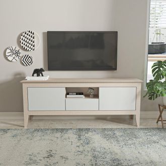 Decorotika Verde Tv Stand in Beige