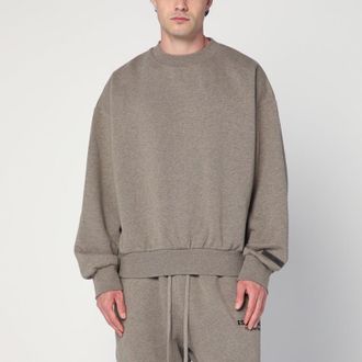 Fear of God Grey fleece cotton sweatshirt with logo