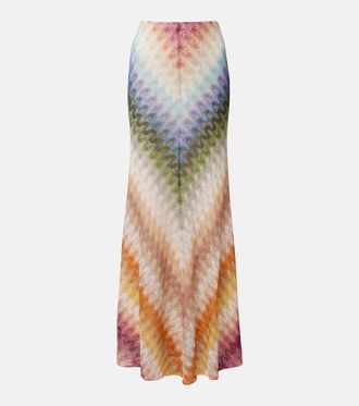 Missoni Knitted maxi skirt