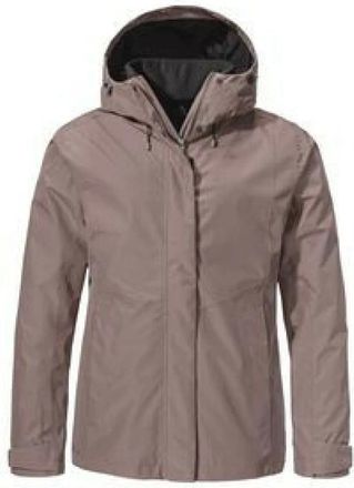 Sch&ouml;ffel Klassieke Parka - Dames - Jassen - Bruin - Maat: XL