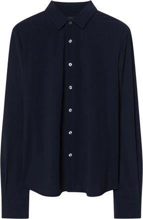 Roberto Ricci Design Technische Stretch Shirt - Heren - Casual Overhemden - Blauw - L - Overhemden