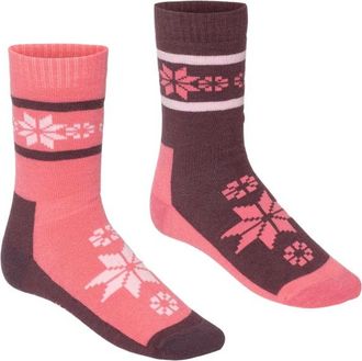 Kari Traa Rusa Sock 2-Pack Wintersocken f&uuml;r Damen | rosa