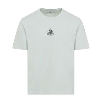 C.P. Company T-Shirts, male, Blue, Size: XL T-Shirt