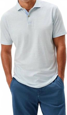 Johnnie-O Thatcher Stripe Slub Polo In Zenn