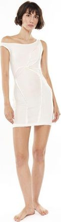Mother of All Papper Off Shoulder Mini Dress in White at Nordstrom, Size X-Small Eu