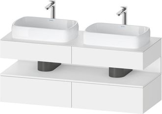 Duravit Qatego Consola Mueble Bajo Lavabo, 2 Extensiones, 2 - Duravit