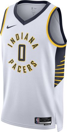 Nike Indiana Pacers Association Edition Nike Mens Dri-FIT NBA Swingman Jersey in White | DN2079-103