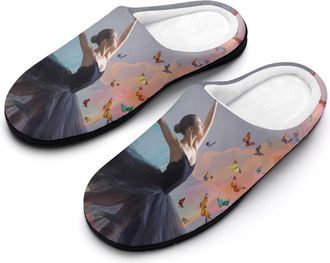 Generic Ballerina Dancers Woman Dancing Womens Slippers Winter Warm House Shoes Indoor Outdoor Hotel Slipper