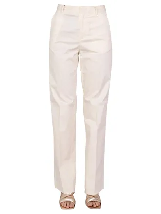 Dsquared2 Straight Leg Trousers - Ivory