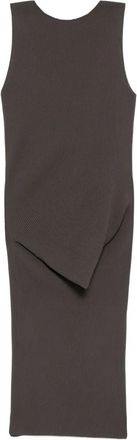 Rick Owens Abito in maglia - Grigio