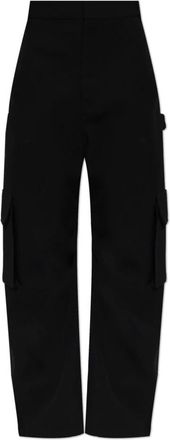 Balenciaga Broeken, Dames, Zwart, XS, Wol, Wool Broeken
