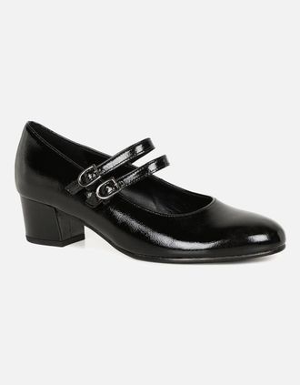 Gabor Womens Belva Womens Mary Jane Court Shoes - Black - Size: 4.5