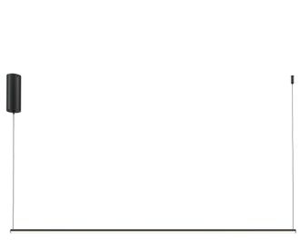 Maytoni Led Design H&auml;ngelampe Halo 120 cm, Schwarz