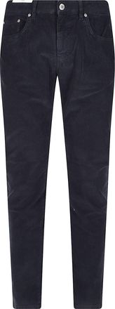 Pantaloni Torino Black Swing Slim-Fit Five-Pocket Denim Jeans