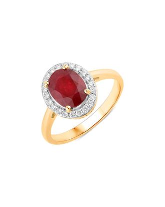 Diana M. Jewels 14K 2.52 Ct. Tw. Diamond & Ruby Ring