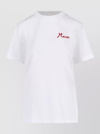 Marni cotton logo-print short-sleeve t-shirt