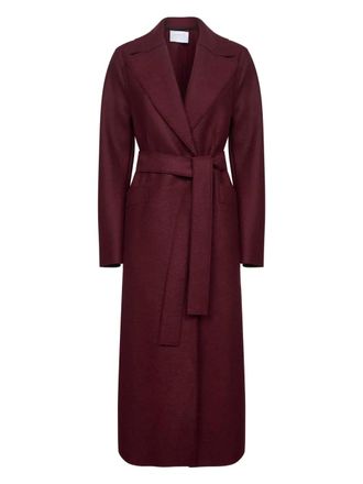 Harris Wharf London belted wrap coat - women - Virgin Wool - 38 - Red