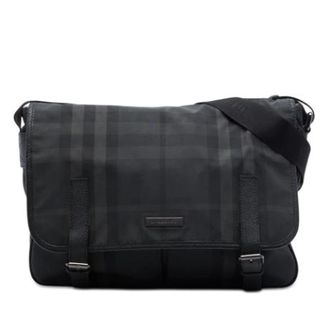 Burberry Pre-owned Messenger Bag - unisex - Burberry Vintage - Vintage Shoulder Bags - Gray - ONE SIZE - Pre-owned