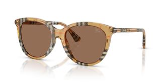 Burberry Dark Brown Phantos Ladies Sunglasses BE4455 416373 55