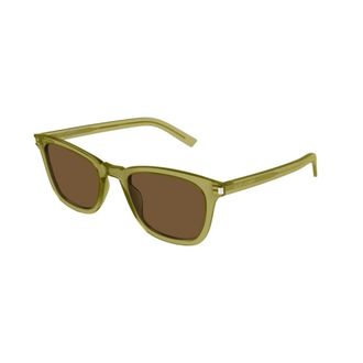 Saint Laurent Sunglasses, unisex, Green, 50 MM, Authentic Slim Sunglasses with Premium Quality