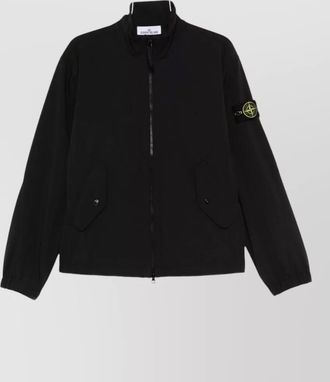 Stone Island high collar blazer jacket side pockets
