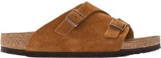 Birkenstock Z&uuml;rich Slides - Heren - Sandalen - Oranje - 42 EU - Leer - Schoenen