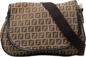 Fendi Pre-owned Fendi Zucchino Canvas Crossbody Ladies O27PEOKOV73Q52B3