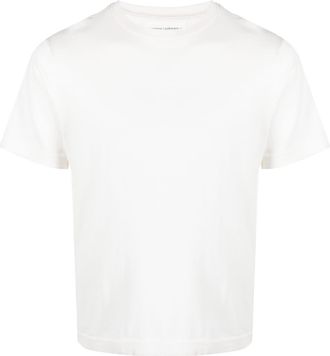 Extreme Cashmere round-neck cotton-cashmere T-shirt - women - Cotton/Cashmere - One Size - White