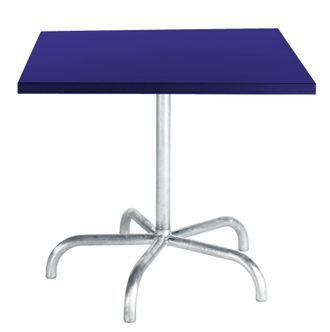 Schubiger M&ouml;bel Metalltisch S&auml;ntis Quadratisch