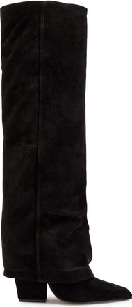 PARIS TEXAS Jane 100 Suede Knee-high Boots - Black - 36 (IT36/ UK3)