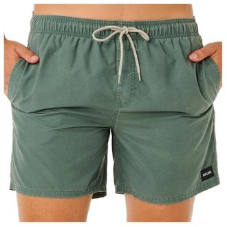 Rip Curl Offset Washed Volley Badehose f&uuml;r Herren | oliv