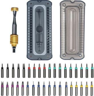OEM Juego De Destornilladores De Precisi&oacute;n De 37 Piezas, Puntas Micro De Acero S2 Duraderas, Con Mango Magn&eacute;tico De Baja Gravedad, Para Reparaci&oacute;n Electr&oacute;