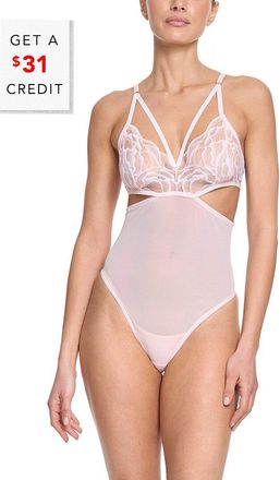 Hanky Panky Silhouette Floral Cut Out Teddy