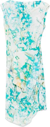 Vivienne Westwood 2014 jurk met tie-dye print - Blauw