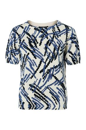 Mart Visser Mylah Print Top Offwhite / Blauw