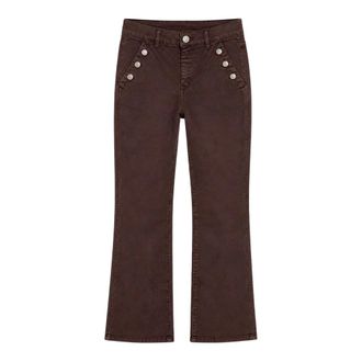 2-Biz Jeans a zampa - - Jeans - Donna - Marrone - 2XL