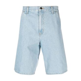 Carhartt Work in Progress Carhartt Wip, Denim Shorts, male, Blue, Size: W32 I032026.01.12.00 Shorts