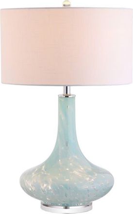 Jonathan Y Designs Montreal 29 Glass/Acrylic LED Table Lamp, Ice Blue at Nordstrom