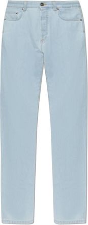 Versace Straight Chambray Jeans - Heren - Regular Fit Jeans - Blauw - W31 - Katoen - Jeans