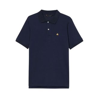 Brooks Brothers Hombre, Camisetas, Azul, Talla: S