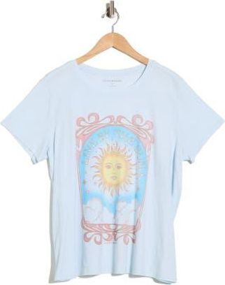 Lucky Brand Live By the Sun Graphic T-Shirt in Ballad Blue at Nordstrom Rack, Size 2 X
