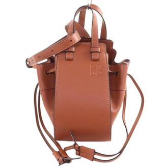 Loewe Pre-owned Hammock Shoulder Bag - - Pre-owned - Donna - Marrone - ONE SIZE